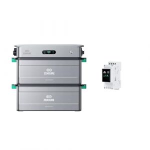 Zendure SolarFlow 2400 AC, Gestion de Puissance Coupl&eacute; IA AC Syst&egrave;me, Gestion du Stockage d'&Eacute;nergie Domestique, Entr&eacute;e AC et Sortie 2400W, 17,28kwh Capacit&eacute; Extenable, TOU, 2*AB3000X Batterie, 3CT (Zendure_Europe, neuf)