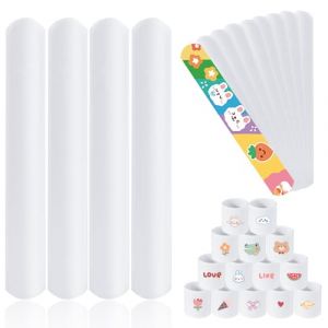YiliYa Bracelets Slap Blancs, 100 Pcs Slap Bracelet Enfant DIY Slap Bracelets Blank Slap Bandes pour Enfants Filles Gar&ccedil;ons Party Favors Accessoires de F&ecirc;te (lupingmaoyi, neuf)
