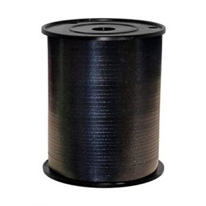 ZYOOO 5mm*500m de Bolduc Noir,Ruban pour Attacher Ballon,Emballage Cadeau (ZOOYOO INC, neuf)