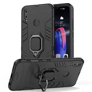 NOVAGO Compatible avec Honor 8X - Coque Résistante Anti Choc avec Anneau Bague Anti Chute/béquille (NOVAGO-Vendeur PRO français, neuf)