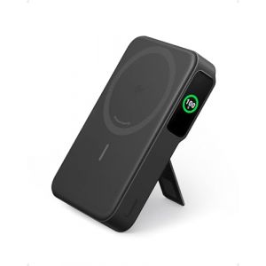 Anker MagGo Power Bank Batterie Externe (10000mAh, 15W Compatible avec MagSafe) certifié Qi2 avec Affichage Intelligent et Pliable, pour iPhone 16(câble USB-C Inclus) (AnkerDirect FR, neuf)