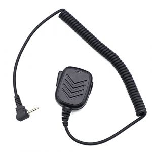SHAWOROCE CB Microphone de rechange pour Motorola Walky Talky Radio TKLR T9 T82 T92 H2O XT180 EM1000 MR356R MJ270R T7000 &Eacute;paule &agrave; revers PTT 2,5 mm (SHAWOROCE, neuf)