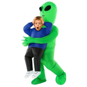 Morph Deguisement Alien Enfant, Deguisement Extraterrestre Enfant, Costume Gonflable Alien, D&eacute;guisement Extra Terrestre, Costume Carnaval Gar&ccedil;on, Halloween (Morph Costumes, neuf)