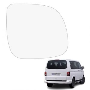 Ruolin Verre de R&eacute;troviseur Droit, R&eacute;troviseur de Voiture en Verre Chauffant R&eacute;troviseur Ext&eacute;rieur Droit Compatible avec VW T5 T6 Transporter Caravelle (Fenglan EU, neuf)
