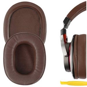 Geekria Earpad Replacement for ATH MSR7 MSR7NC MSR7BK MSR7GM M50 Headphones Replacement Ear Pad Ear Cushion Ear Cups Earpads Repair Parts (Brown) (GeekriaDirectEU, neuf)