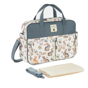 SONARIN Grande Capacité Multifonctionnel Sac à Langer pour Bébé Fourre-tout,Imperméable Sac à Langer Bandoulière Bébé Sac de Maternité Sac à Couches de Voyage avec Matelas à Langer(Lapin de Noël) (granhulgy OÜ, neuf)