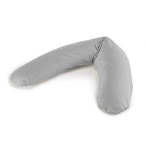 Theraline 52024202 le confort Coussin d'allaitement avec housse en jersey Gris 180 cm (All-4-Baby, neuf)