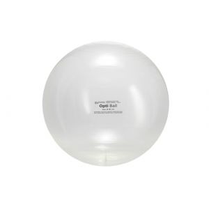 GYMNIC Opti Ball Ballon Gonflable Transparent Ø 95 cm, pour la physiothérapie et la rééducation, idéal pour Les Exercices posturaux, Le Pilates et Les activités motrices avec contrôle visuel (KONKE SRL, neuf)