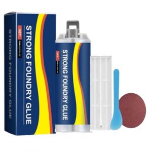 Strong Foundry Glue,Strong Foundry Glue for Metal,Soudure à Froid Metal,Colle Metal Extra Forte,Soudure Magique Colle,Colles Époxy Métal, Résistant aux Hautes Températures,Colle Puissante pour Métal (Keeplus., neuf)