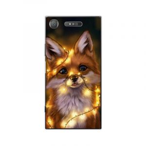 KARTXITAI Coque Compatible avec Sony Xperia XZ1,Housse &Eacute;tui de Protection en Ultra Transparente Silicone en Gel TPU Souple Case Cover Shock-Absorption-Renard Rouge (KARTXITAI, neuf)