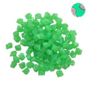 AzureRay Pierres Lumineuses, 200 Pièces Galets Lumineux en Résine, Cailloux Lumineux Verts et Respectueux de l'Environnement pour Décoration de Jardin, Trottoir, Cour (TXY, neuf)