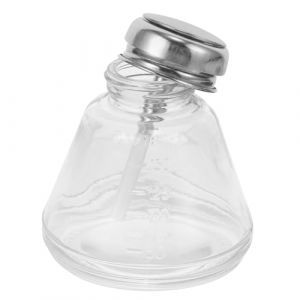 DECHOUS Flacon Presseur Vide en Verre 60 Ml Tube Souple Distributeur Rechargeable pour Dissolvant de Vernis &agrave; Ongles Flacon de Voyage &agrave; Pression Pratique pour Manucure et Stockage de (Delicious.C, neuf)