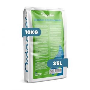 Biochar Am&eacute;liorant De Sol - 10 Kg = 35 L - Charbon V&eacute;g&eacute;tal Issu De Coques De Cacao - Enrichissement Organique &Agrave; 65% De Carbone Pour La R&eacute;tention D'Eau, La Fertilit&eacute; Et La Durabilit&eacute; - Organifer (Wilpe Store, neuf)