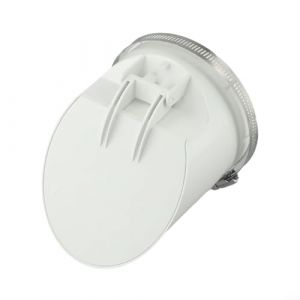 Clapet anti-retour en PVC de 50 à 160 mm, anti-odeurs et anti-insectes, avec filtre blanc pour extérieur, balcon, jardin, drainage et plomberie, installation facile (110 mm) (experiencegoods, neuf)