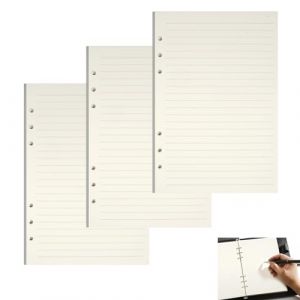2 Pièces Papier A5 Ligné - 135 Feuilles, 6 Trous, Recharge pour Filofax, Notes, Bricolage, Journal, Peinture (MFSSEU, neuf)