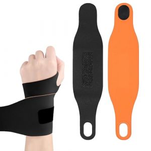 saijer Attelle Pouce, 2 Pi&egrave;ces Orth&egrave;se Poignet &Eacute;lastique Attelle Poignet Orthese Pouce Protege Poignet Pour Sport, l'Arthrite, Tendinite, Canal Carpien et Entorse, Femme et Homme (Noir) (Saijer, neuf)