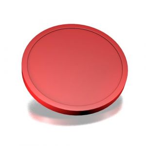 CombiCraft jeton de Caddie Vierge en Plastique avec Le Format d'une pièce d'un Euro - Rouge - 100 pièces (CombiCraft BV, neuf)