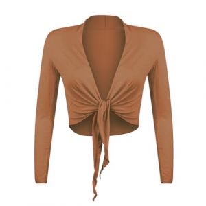Glamexx24 Bol&eacute;ro Femme, Cardigan Manches Longues Veste Chic et &Eacute;l&eacute;gante Top Bol&eacute;ro Haussement Adapt&eacute; aux Voyages et &Agrave; La Vie Quotidienne (Glamexx24&reg;, neuf)
