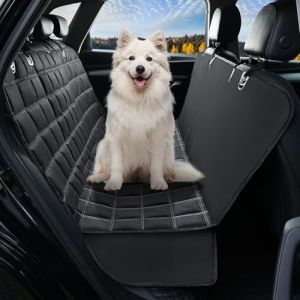KYG Housse de Si&egrave;ge d'auto pour Chien Antid&eacute;rapant et Imperm&eacute;able Protection Voiture Chien avec Ancrages de Si&egrave;ge,Lavable en Machine, Durable, Protection Coffre Universelle Voiture 135x147cm (MEILAI LIMITED3, neuf)