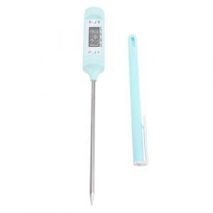 Thermomètre électronique pour Biberon, Thermomètre à Eau à Lecture Immédiate, Compteur de Température de Lait Portable avec Longue Sonde, pour les Voyages à Domicile (Amoq313, neuf)