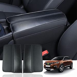 Ruiya Compatible avec Peugeot 3008 5008 2017-2023 508GT 508SW Housse d'accoudoir central, Couvercle de bo&icirc;te d'accoudoir 5008 Accessoire &Eacute;tui de Protection Console centrale Protection d'accoudoir (YEEP IN, neuf)