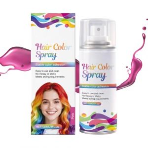 Spray Colorant Capillaire | Lavable Outils De Coiffure Rose | 120ml Haute Pigmentation Spray Teinture Capillaire | Pour Hommes Femmes Cosplay F&ecirc;te &Eacute;v&eacute;nements S&eacute;ance Photo Spectacles Costume (PNKshop, neuf)