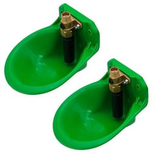 BREUAILY Abreuvoir automatique en plastique avec valve en laiton pour moutons, ch&egrave;vres, chevaux, vaches et chiens (Yuecheng Store, neuf)