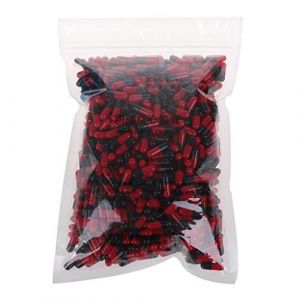 Vxhohdoxs Capsules vides de g&eacute;latine noire rouge g&eacute;lules vides g&eacute;lules de g&eacute;latine vide 0# (PuTianShiChengXiangQuCeHanBaiHuoDian, neuf)