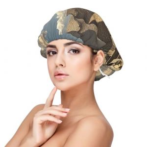 Bonnet en soie avec pyramides égyptiennes en satin pour dormir, bonnet de sommeil doux double couche en soie pour femme, cheveux longs bouclés naturels tressés (wenyangshanghang, neuf)