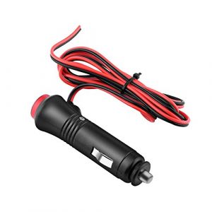 Prise Allume-cigare 1.5m Mâle de Voiture Prise allume-cigare Adaptateur de Prise de Courant sur Interrupteur Fusible 12V 24V avec fil+prise allume-cigare male prise allume-cigare male prise allume-ci (Reminnbor, neuf)