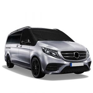 Housse de Pare-Brise Avant Compatible avec Mercedes Benz Vito III W447 2014-2022, Luxe Pare-Soleil de Fen&ecirc;tre 100% Occultant, Bloque Les Rayons UV, R&eacute;sistante Aux Intemp&eacute;ries (JinsenTGG, neuf)
