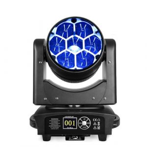 BETOPPER 350W Lyre Beam Puissant Moving Head LED 7x40W RGBW Lyre Wash Spot Projecteur Avec L'effet CTO stroboscopique zoom éblouissement Dmx 512 Lumière de Scène pour Spectacle,Club,Soirée Dj (BETOPPER Direct, neuf)