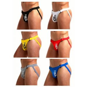 Alienjoy Jockstrap String pour homme Sous-vêtements sexy pour homme Slips Thong Coton Taille basse String Sport Jock Strap, Multicolore (lot de 6), S (Remanker520, neuf)