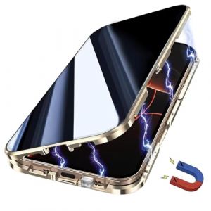 Coque de Protection pour Huawei P40 Pro,360 degr&eacute;s d'intimit&eacute; Avant et arri&egrave;re en Verre tremp&eacute; Couvercle,&eacute;cran Anti - Spy,Huawei P40 Pro Spy magn&eacute;tique Adsorption m&eacute;tal Pare - Chocs (YOURSEA, neuf)