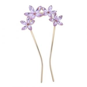 DECORNIJIA &Eacute;pingle &agrave; Cheveux Mariage Strass Coiffe Mariage Pour Femme &Eacute;pingle Cheveux Strass &Eacute;l&eacute;gante Accessoires (ZhiLight, neuf)