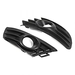 OUKENS Couvercle antibrouillard, paire de garniture de calandre antibrouillard pare-chocs avant de couleur noire pour Citroen C4 2004-2007 (zhongjuerr, neuf)