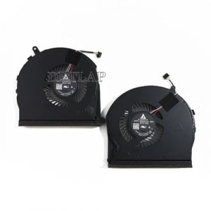 DBTLAP CPU + GPU Ventilateur Compatible pour HP Gaming Pavilion 17-CD 17-CD0010TX 17-CD0022TX 17-CD0026 TPN-C142 Series L56873-001 ND85C15-18K15 ND85C14-18K14 9116FPR 0X07SBR 5V 0.50A Ventilateur (DBTLAP-LAP, neuf)