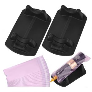 ATOMUS Lot de 2 supports en silicone pour machine &agrave; tatouer avec 10 housses herm&eacute;tiques de 6,3 x 21,5 cm pour stylo &agrave; tatouer et accessoires de machine &agrave; cartouche (hayou1989, neuf)