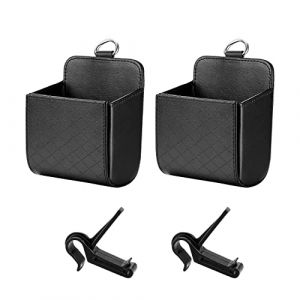 pzihao 2 Pi&egrave;ces Bo&icirc;te de Rangement de Voiture, Poche Organisateur de Sortie d'A&eacute;ration, Pochette de Rangement Voiture pour Cl&eacute;, Argent de Poche, T&eacute;l&eacute;phone Portable (FYLY20, neuf)