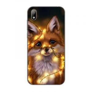 KARTXITAI Coque Compatible avec Huawei Y5 2019/Honor 8s,Housse Étui de Protection en Ultra Transparente Silicone en Gel TPU Souple Case Cover Shock-Absorption-Renard Rouge (KARTXITAI, neuf)