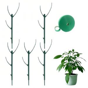 Tuteurs pour Plantes de Jardin,Tuteurs pour Plantes,Clips de Support pour Plantes,Tuteurs de Jardin pour Plantes d'int&eacute;rieur et d'ext&eacute;rieur,pothos,Vigne,Utilisation pour Fleurs (ZOMOAP, neuf)