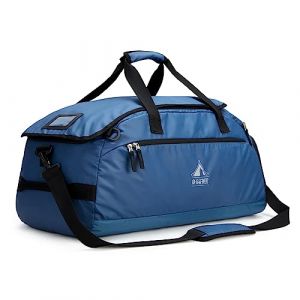 G4Free Grand Sac de Sport et de Voyage en Cuir de 60 l pour Homme et Femme - avec Compartiment &agrave; Chaussures et Compartiment Humide - Sac d'entra&icirc;nement - Sac de Gym - Sac de Sport Scolaire - pour (G4Free-Direct, neuf)