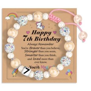 Clvsyh Bracelet Licorne Rose, Bracelet Licorne &eacute;colier, Cadeau De Rentr&eacute;e Scolaire En Bracelets, Cadeau D'Anniversaire Pour Fille, Ni&egrave;ce, S&oelig;ur Fille (Xinsucc, neuf)