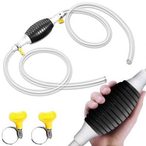 Retoo Pompe &Agrave; Main 2m, D&eacute;bit Maximal 26 L/H, Pompe &Agrave; Main Pour Carburant Diesel Pour Le Transfert, Le Gasoil, L'eau, Les Liquides, La Pompe De Jardin Pour Voiture, Durable Et R&eacute;sistant, 24 X 6 X 6 Cm (RETOO, neuf)