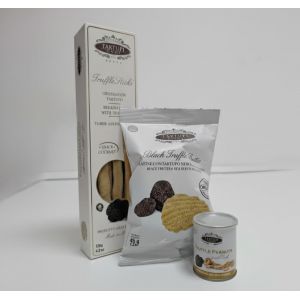 Coffret Ap&eacute;ritif Gourmet &agrave; la Truffe Noire | Chips Rustiques, Gressins Artisanaux & Cacahu&egrave;tes Sal&eacute;es au Truffe Noire | Snack Italien Haut de Gamme &ndash; Made in Italy (Vibe Pushers, neuf)