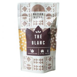 Maison Keino Th&eacute; Blanc Bio du Kenya &ndash; Bourgeons et Premi&egrave;res Feuilles R&eacute;colt&eacute;s &agrave; la Main &ndash; Go&ucirc;t Floral et D&eacute;licat &ndash; Riche en Antioxydants &ndash; Sachet Refermable 80g &ndash; R&eacute;colte Fine (Moernach, neuf)