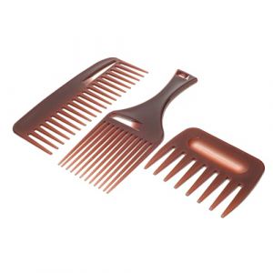 Healeved 3pièces Peigne à Dents Larges Set De Coiffage Professionnel Pour Démêler Et Styliser Les Cheveux Salon Domicile Pratique Et Compact Pour Types De Cheveux (Sonieg, neuf)