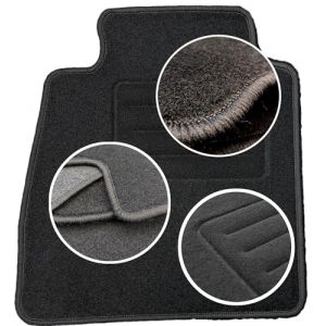 Ecolux Tapis de voiture en velours pour Fiat Panda II (2003-2012) Tapis de conducteur 1 pi&egrave;ce (Motohobby, neuf)