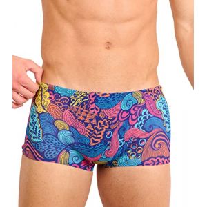 Kiniki Boxer de Bain Transbronzant pour Homme (5ème Génération) - Floral Wave (Kiniki Exclusive TanThrough Swimwear & Underwear, neuf)