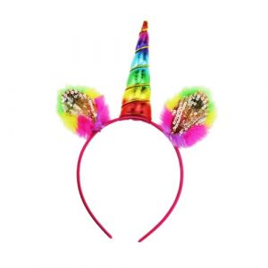 Healeved Serre-t&ecirc;te Licorne Pour Filles Bandeaux Cheveux Gar&ccedil;on Fille Accessoires Licorne F&ecirc;te Gar&ccedil;on (Accompany JY, neuf)